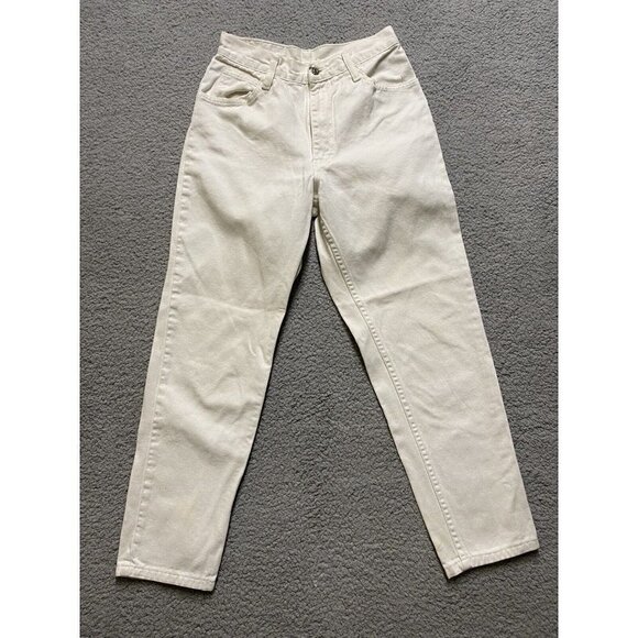 Womens youth Size 11 No Excuses White Denim Jeans Boot Cut - Picture 1 of 8